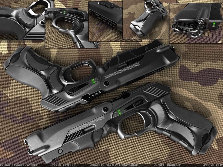 Future Weapons of the USA | Energy handgun by *pet...