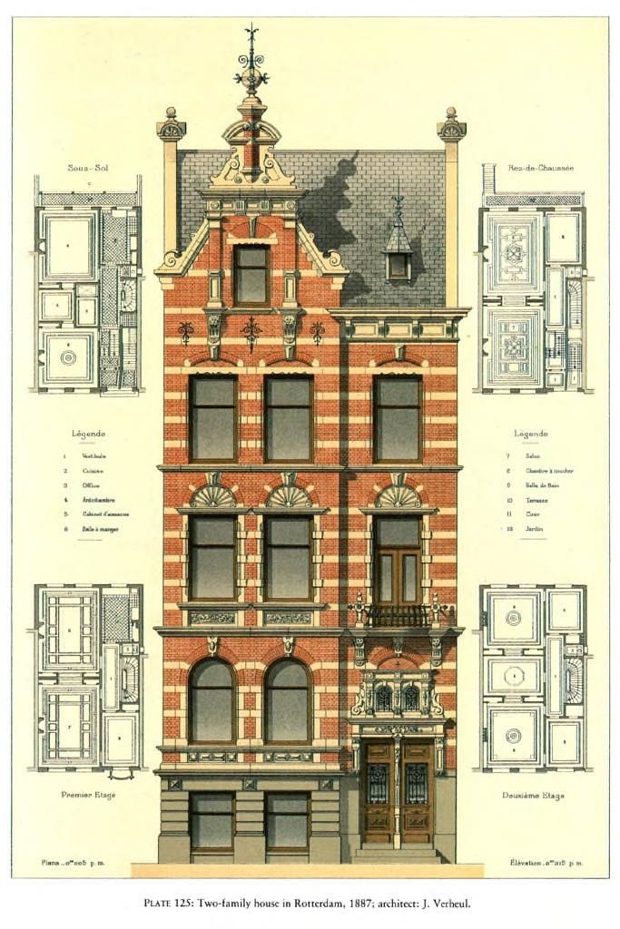 Design for a Two-family House, Rotterdam / Archite...