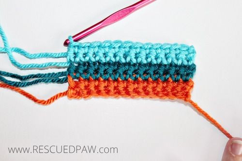 Learn How to Change Colors in Crochet From Rescued...