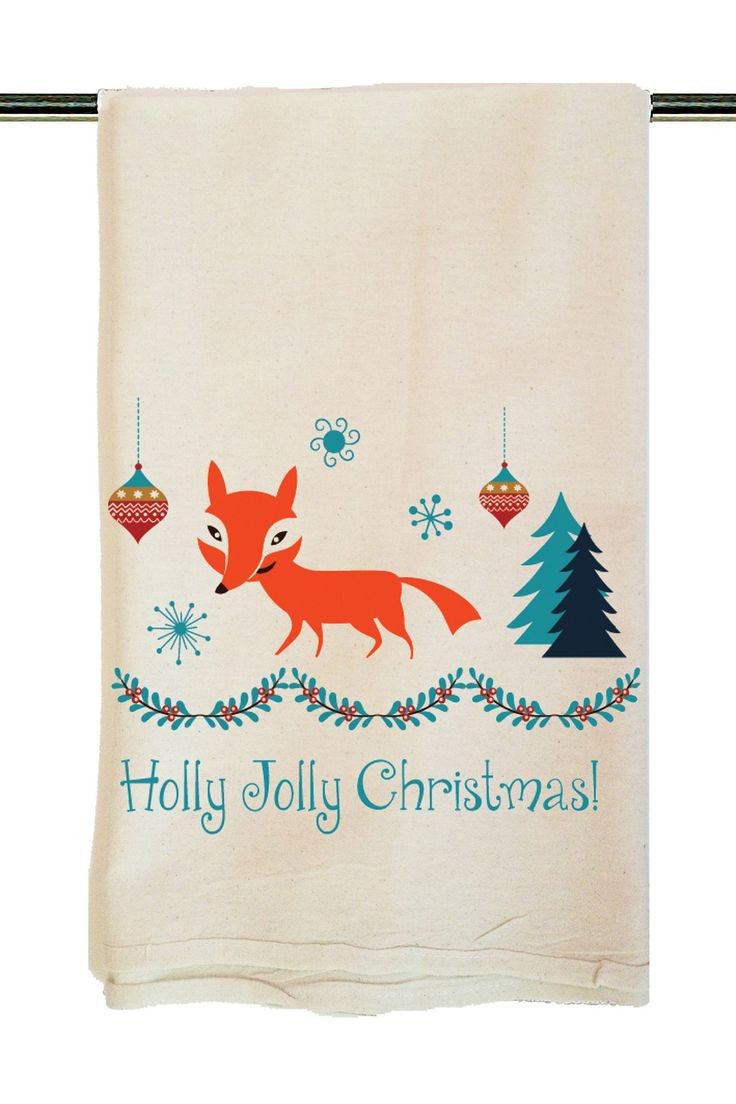 Holly Jolly Christmas Flour Sack Towel | Sponsored...