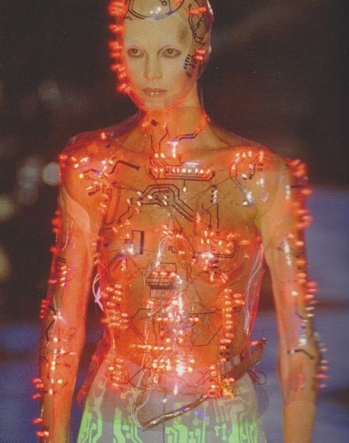 Your circuits are showing.  Alexander McQueen for...