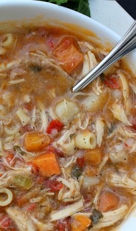 Sicilian Chicken Soup--- pretty good! I wouldnt ad...
