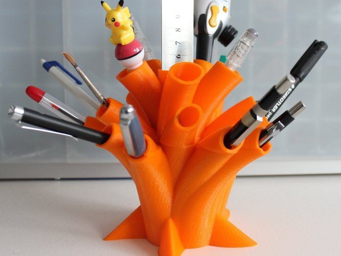 Pen Holder  This project, for 3D printers with a b...