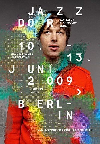 Jazzdor Strasbourg Berlin Poster, via graphic desi...