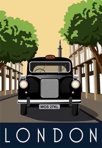 London, England....Travel Poster - I like these co...