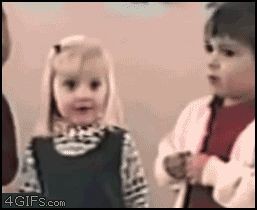 GIFs involving kids are pretty hilarious as well....