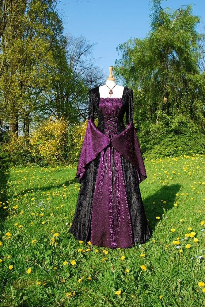Medieval Dress Wedding gown Handfasting by vendett...