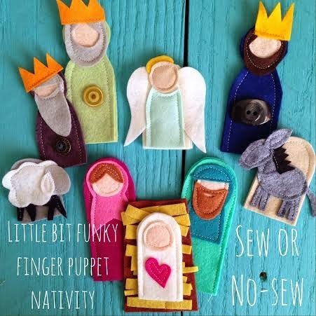 twenty minute crafter {finger puppet nativity} (up...