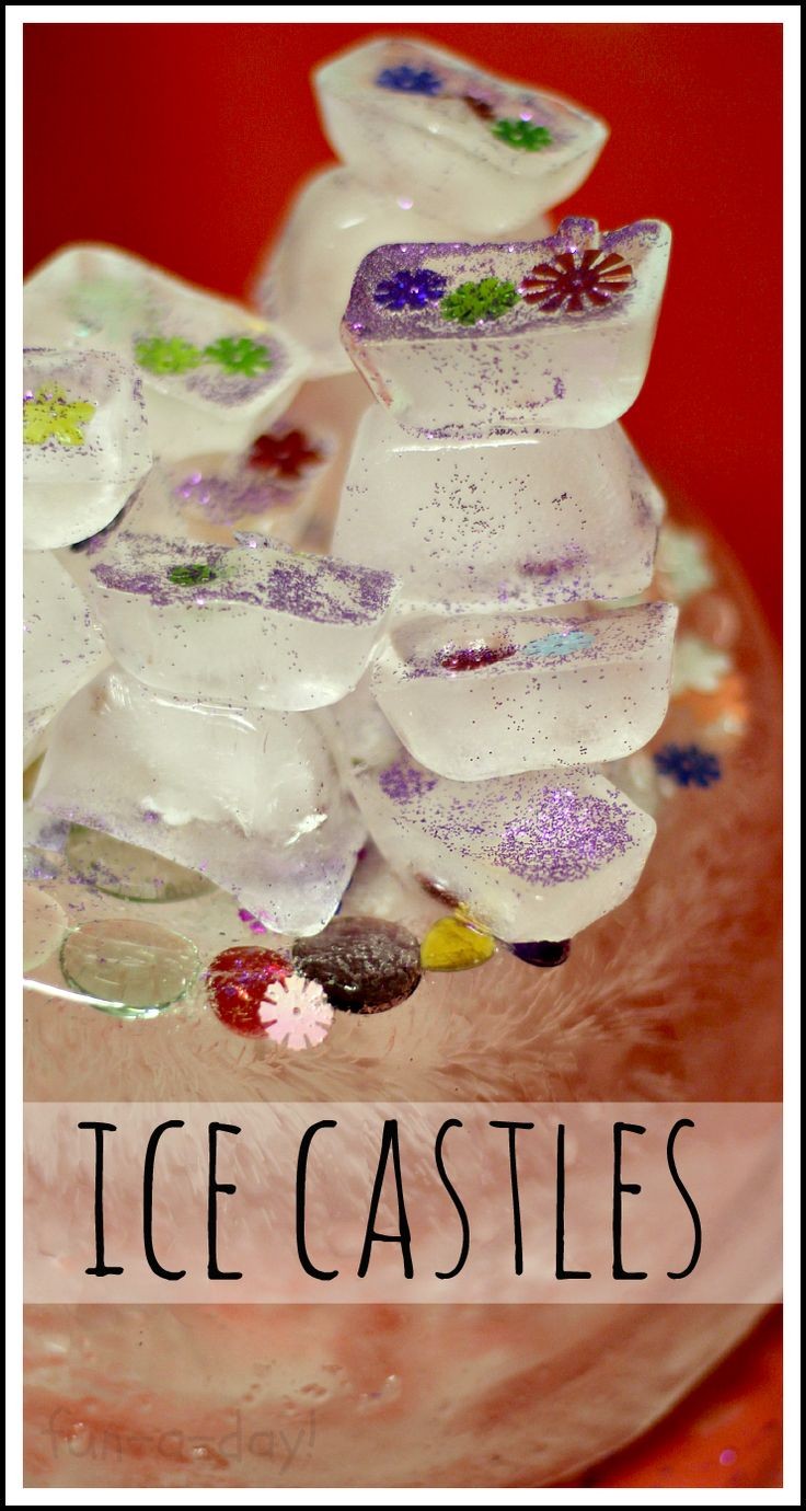 Melting Ice Castles -- This preschool science expe...