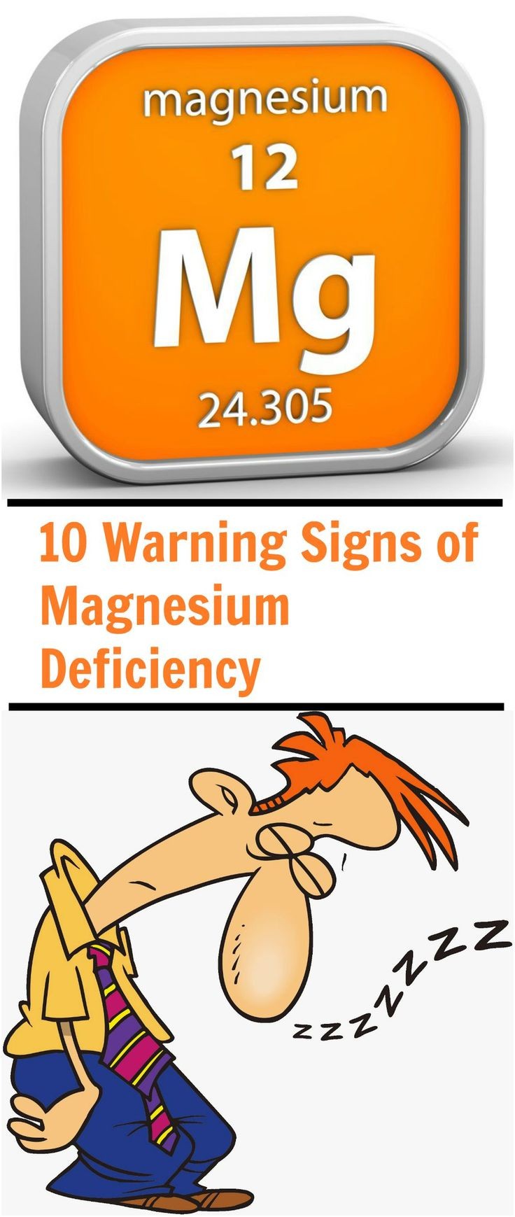 Magnesium deficiency is known in research circles...