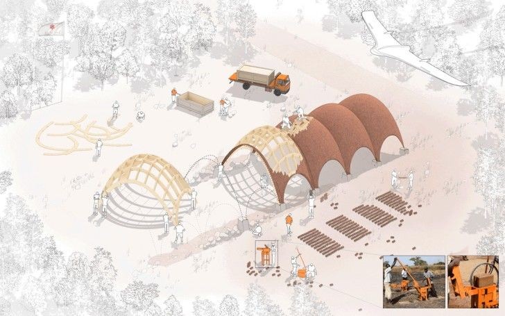 Foster   Partners’ Droneport will launch aer...