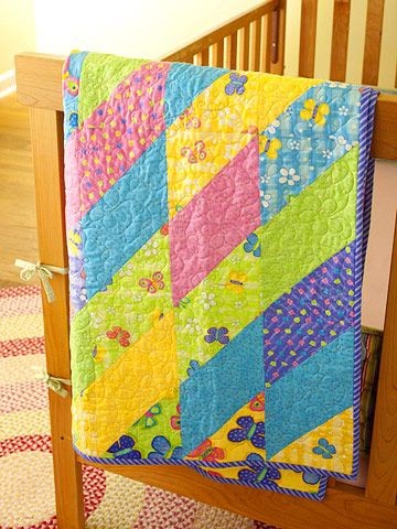 Instructions for making your own baby quilts - ado...