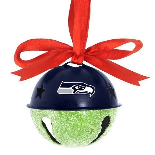 Seattle Seahawks Jingle Bell Ornament