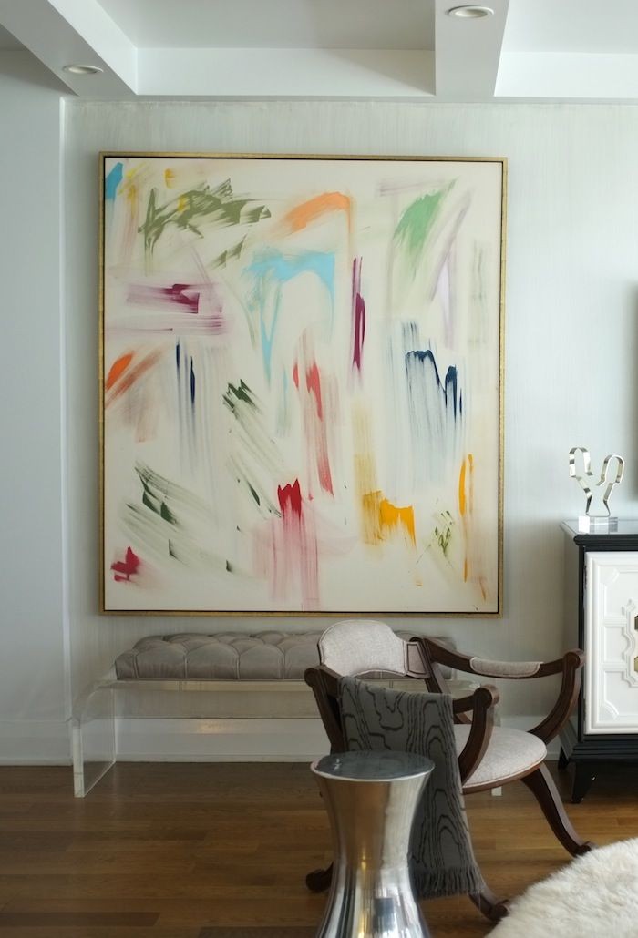 Love the scale of this large, abstract #art piece...