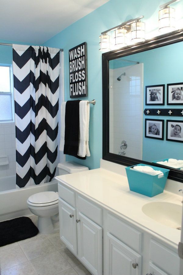 Love the colors for guest bathroom . . . I think i...