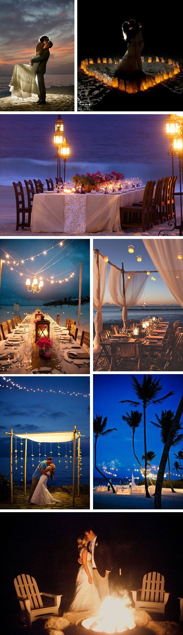 night beach weddings Beach Weddings at Night... de...