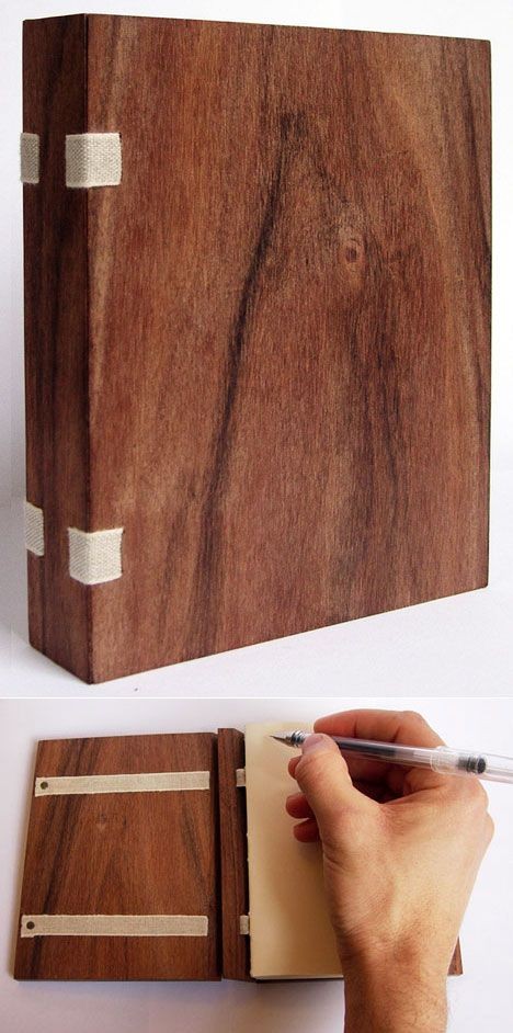 wooden book, clever connection