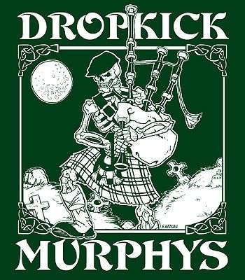 Dropkick Murphys. Punk with bag pipe.