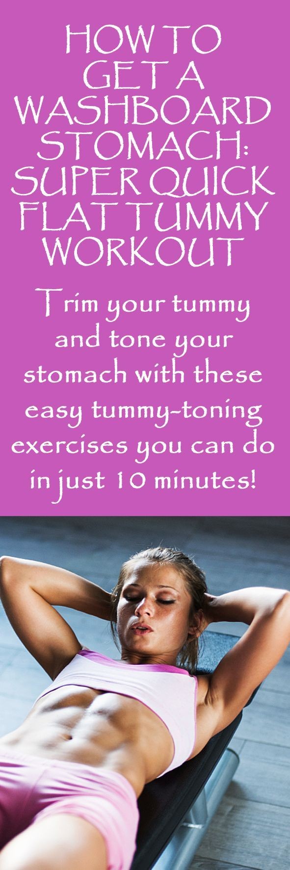 Trim your tummy and tone your stomach with these e...