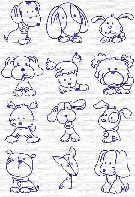 Dog drawing for nursery