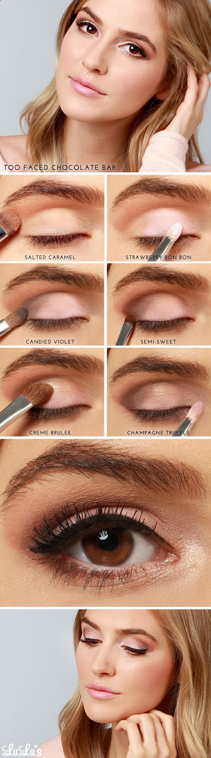 Chocolate Bar Eye Shadow / eyes makeup tutorials |...