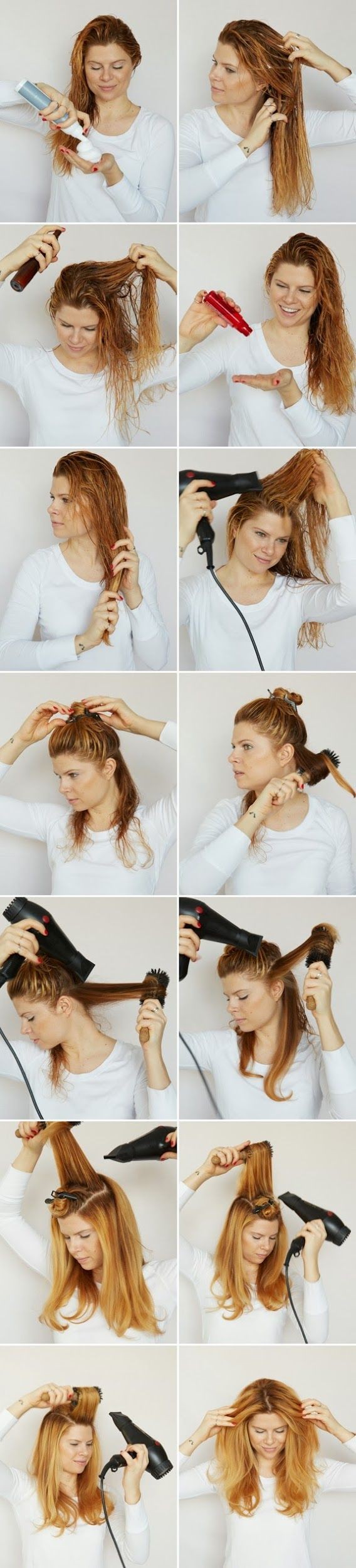 A CUP OF JO: How to blow dry your hair like a hair...