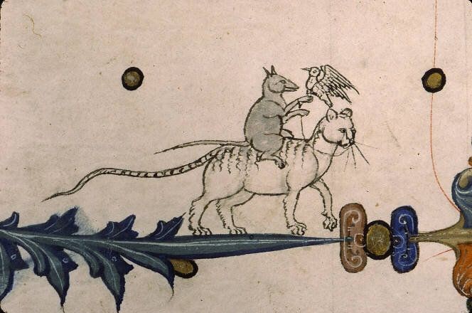 medieval manuscript oddity (source unknown)