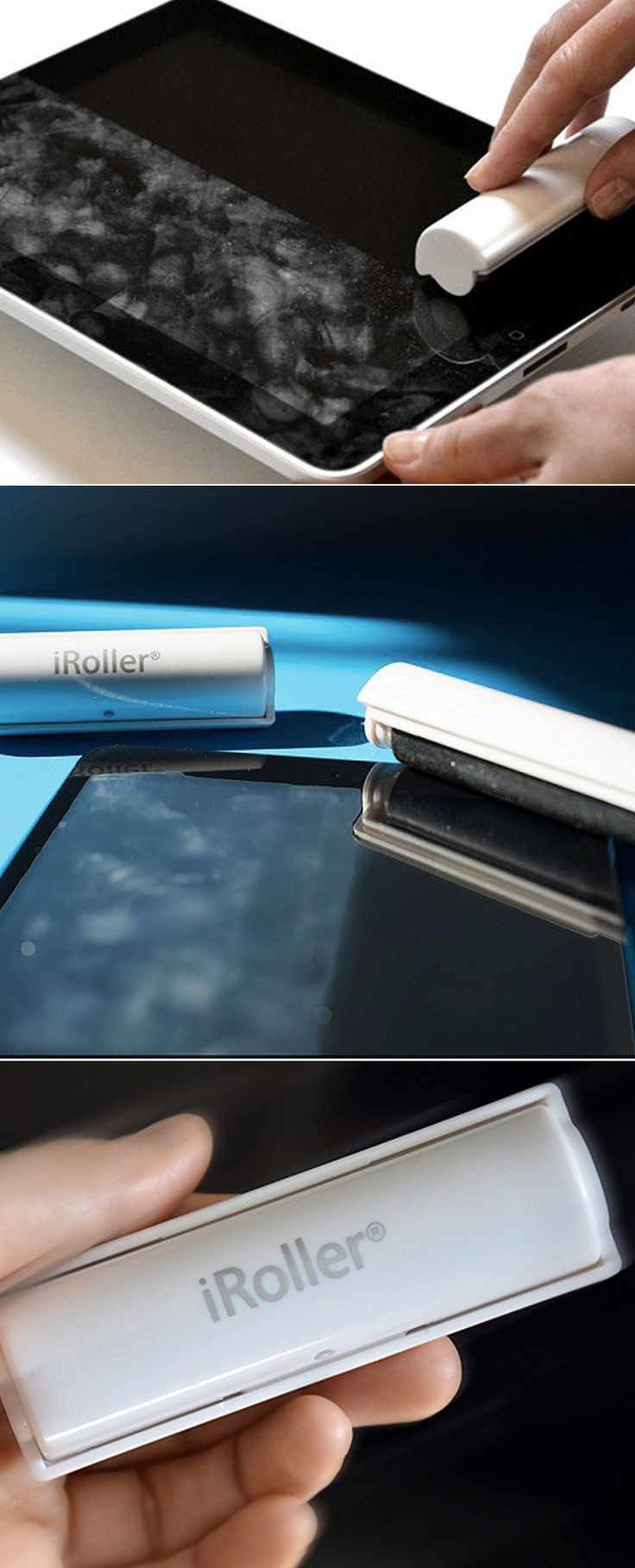 A liquid-free, reusable touchscreen cleaner for yo...