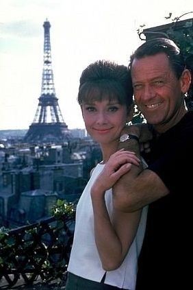 Audrey and Bill Holden in Paris