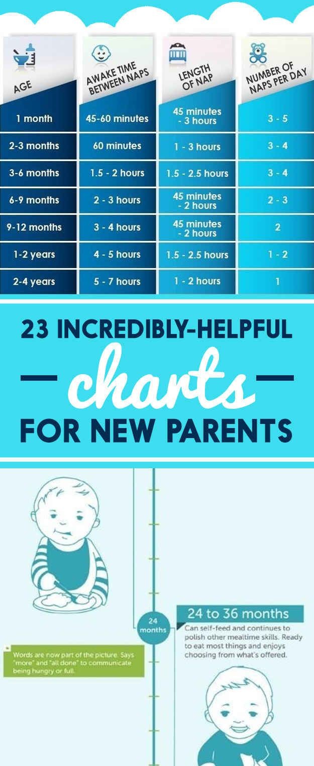 23 Incredibly Helpful Charts For New Parents ** NO...