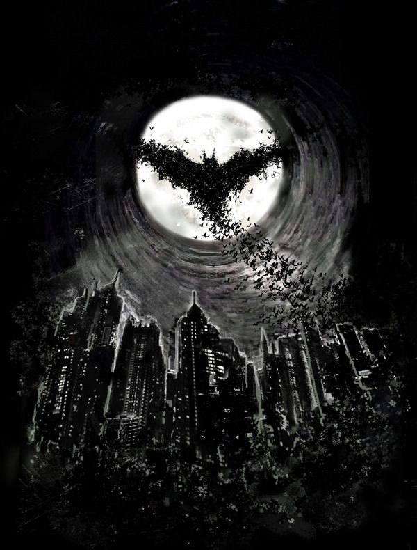 Dark Knight Rises by David Sharp, via Behance. #Ba...