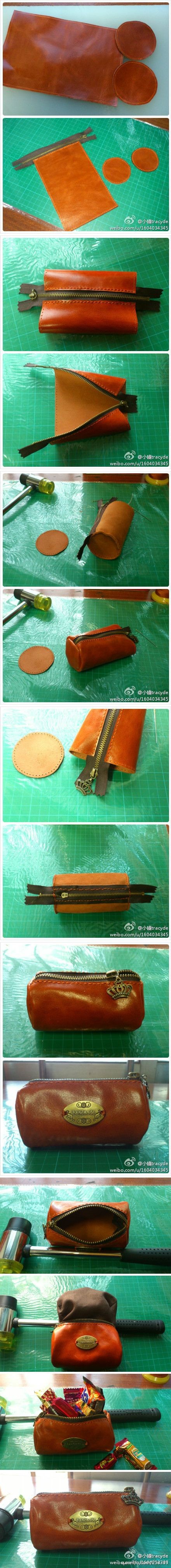Step by step for an interesting bag. Could be used...