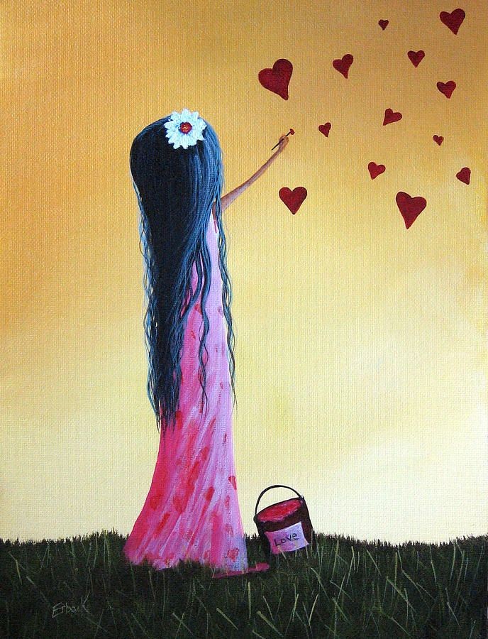 How She Says I Love You by Shawna Erback Painting