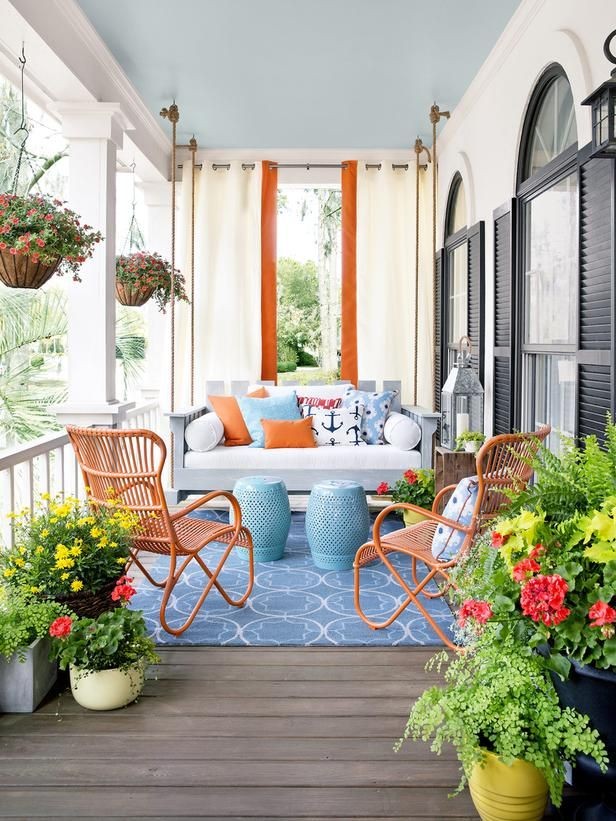 Porch Design and Decorating Ideas : Outdoors : Hom...