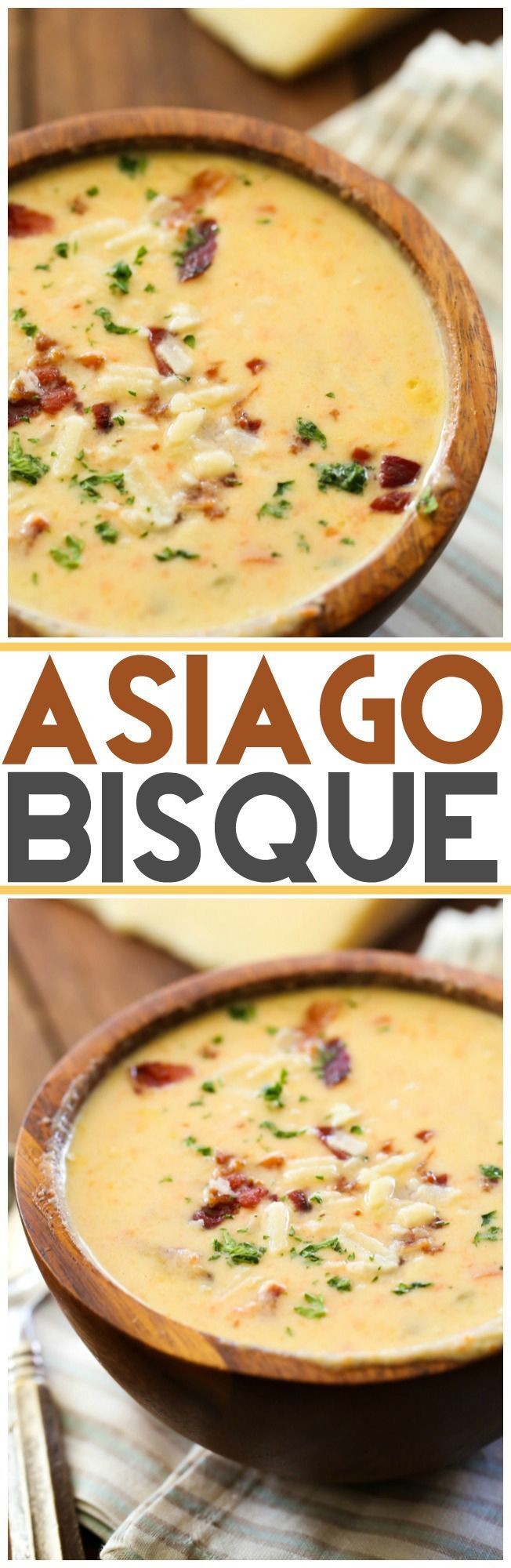 Asiago Bisque... This soup is unbelievably delicio...