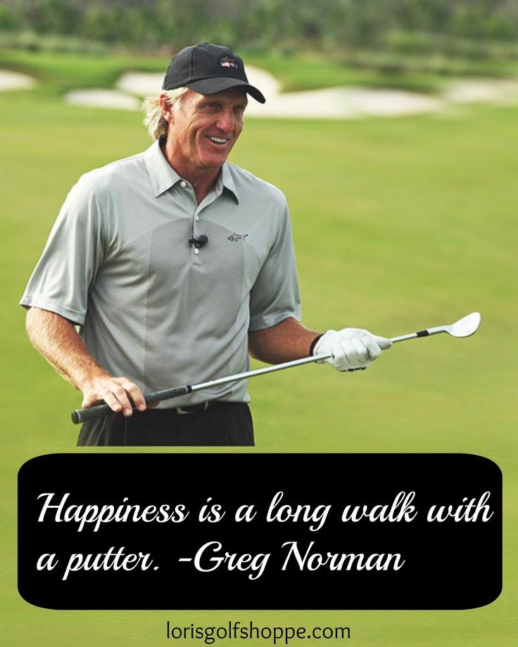 Couldn't agree more with Greg Norman!