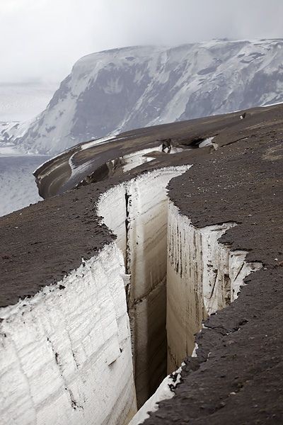 Volcanic Crevasse, Iceland