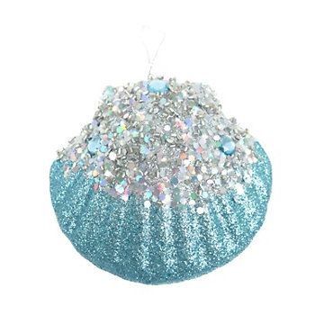 St. Nicholas Square® Glitter Seashell Christm...