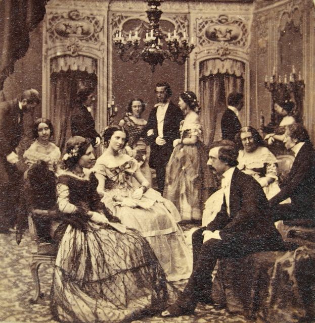 After party 1860 soiree aux salon de Paris. WHY DO...