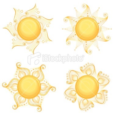 Intricate Sun Designs
