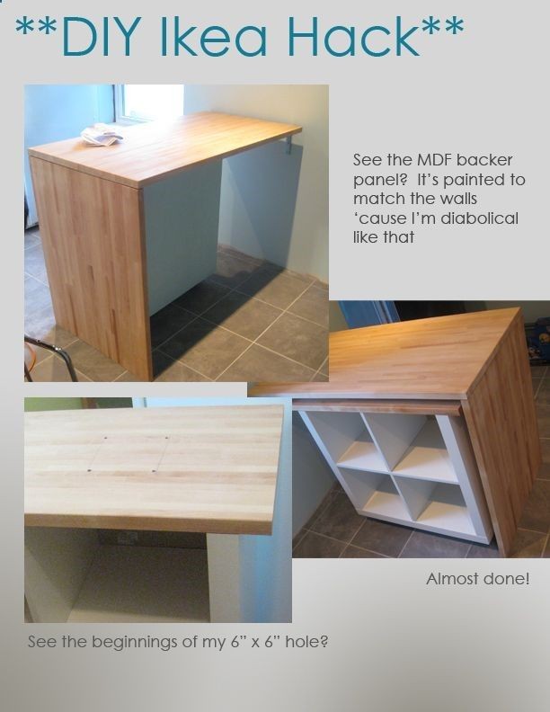 DIY Ikea Hack - Kitchen Island Tutorial - Construc...