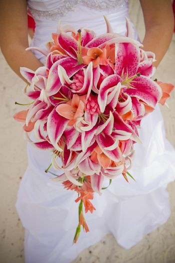 Long Cascading Bridal Bouquet ♥  ♥  &#...