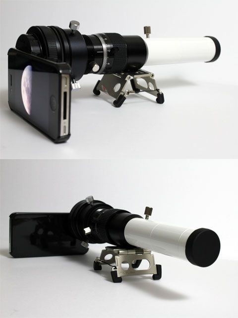An iPhone and a small telescope can INCREDIBLE lun...