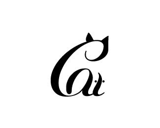 Logo Design: Cat   This is a Tattoo I could see Pa...