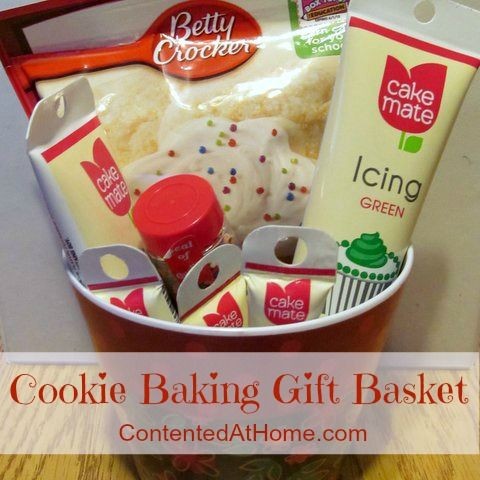 Cookie Baking Gift Basket. Good idea-poor executio...