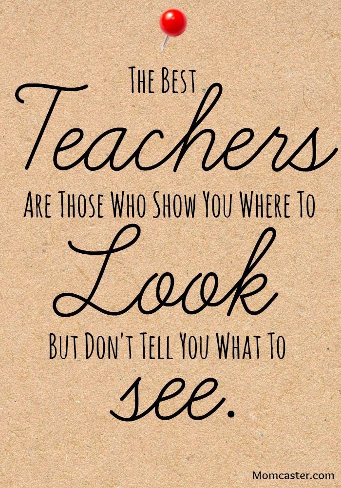 Teacher appreciation quotes. Thanks Momcaster Love...