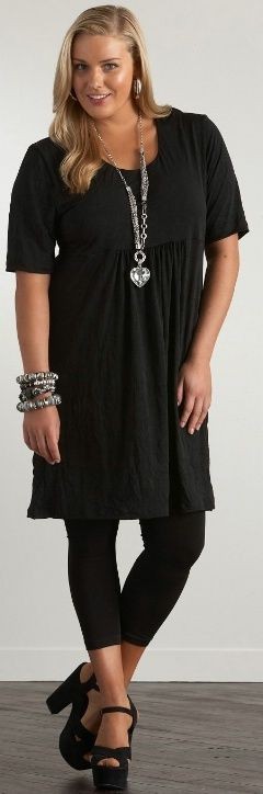 CRINKLE DRESS - Dresses - My Size, Plus Sized Wome...