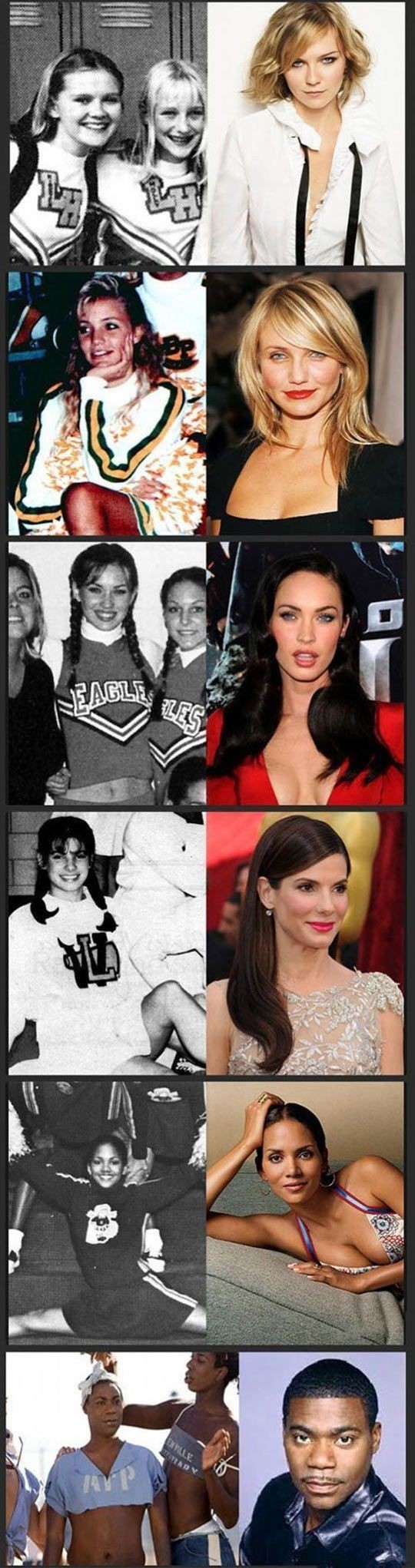 Famous people who were once cheerleaders // funny...