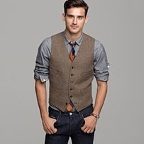 it's almost time to pull out the herringbone vests...