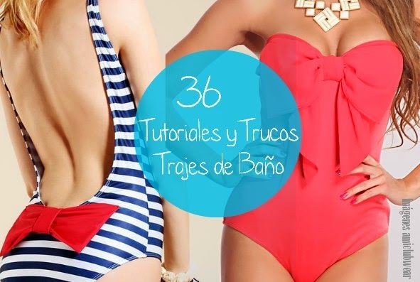 36 Diy Trajes de Bano-Bikinis Tutoriales y Trucos...